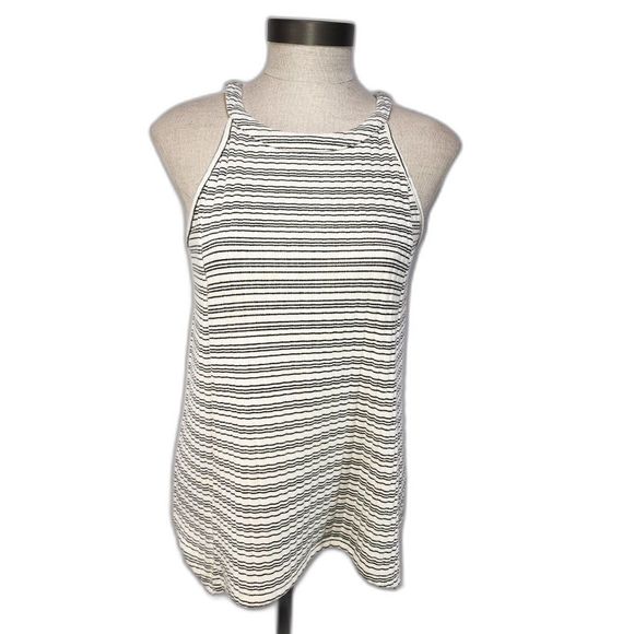 Vince Camuto Women's Black & White Striped Tank Top Size XS - Picture 1 of 6